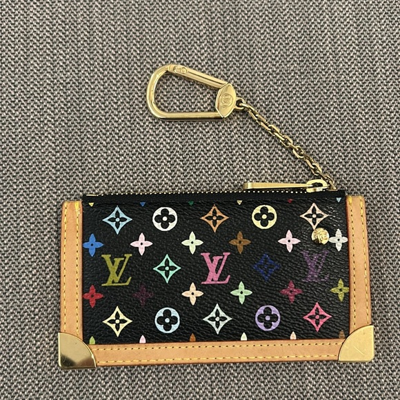 Louis Vuitton Takahashi Murakami key cles black multicolor RARE - Picture 3 of 16
